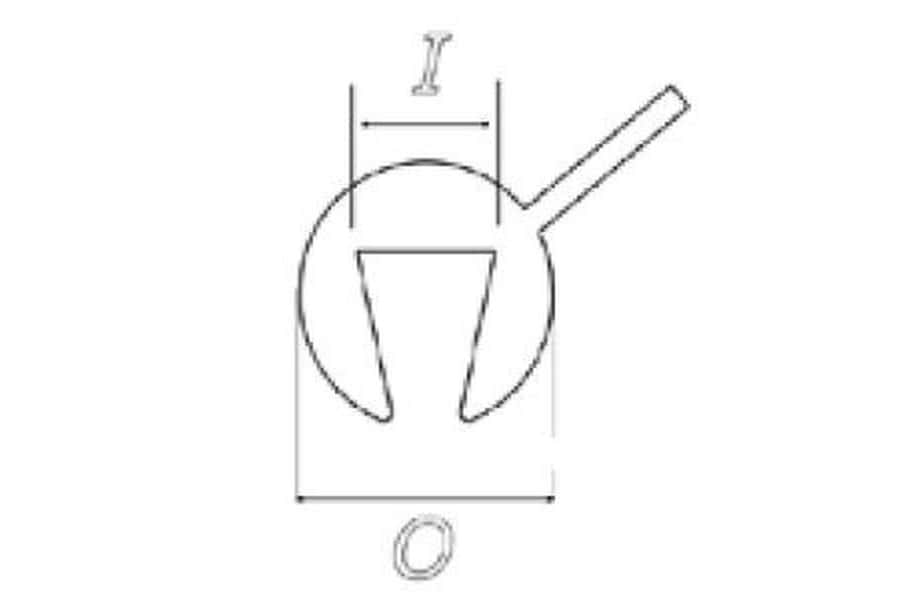 Obrázek produktu Okrajová lišta PUIG 4748H kouřová nt:((O x I: 6,2 x 3,6 )) 4748H