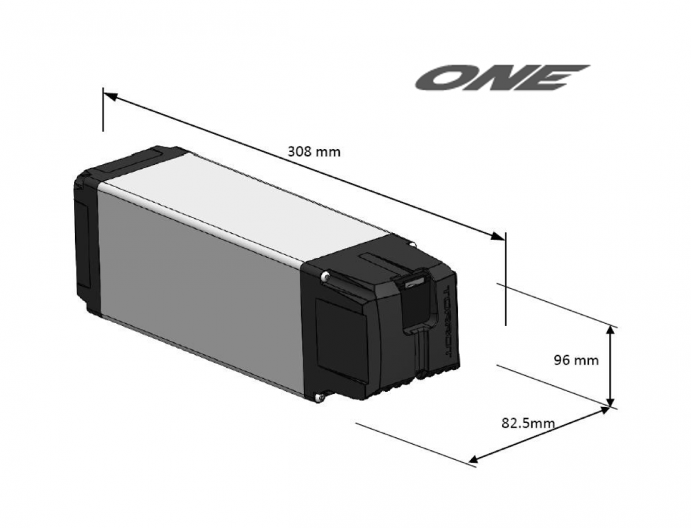 Obrázek produktu Vyjímatelná baterie TORROT ONE EE40000TT-CND-1 48V 6.6Ah 13S3P KIDS EE40000TT-CND-1