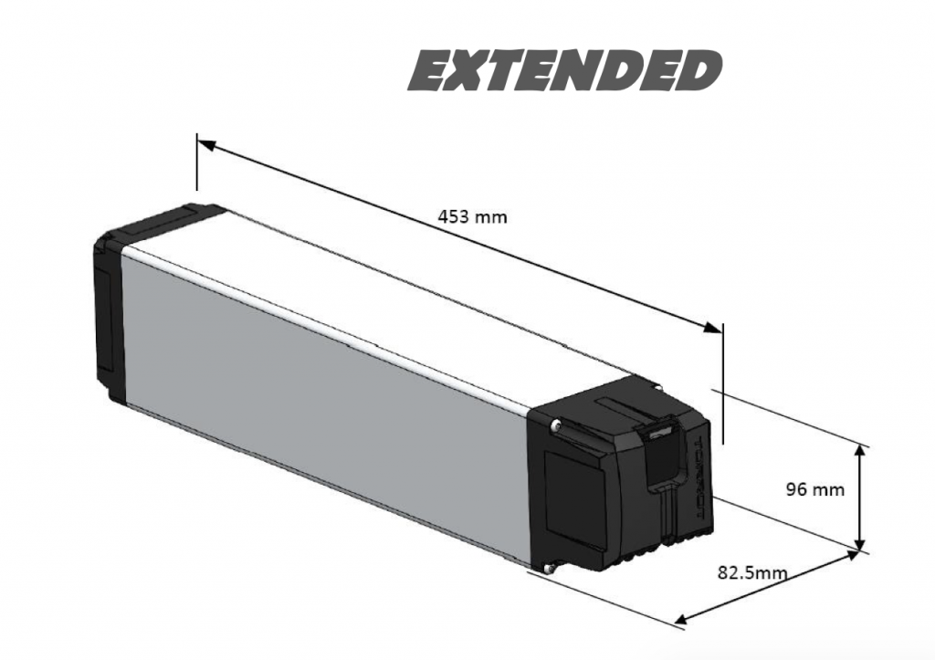 Obrázek produktu Vyjímatelná baterie TORROT EXTENDED EE40001TT-CNC-2 48V 12.5Ah 13S5P KIDS EE40001TT-CNC-2