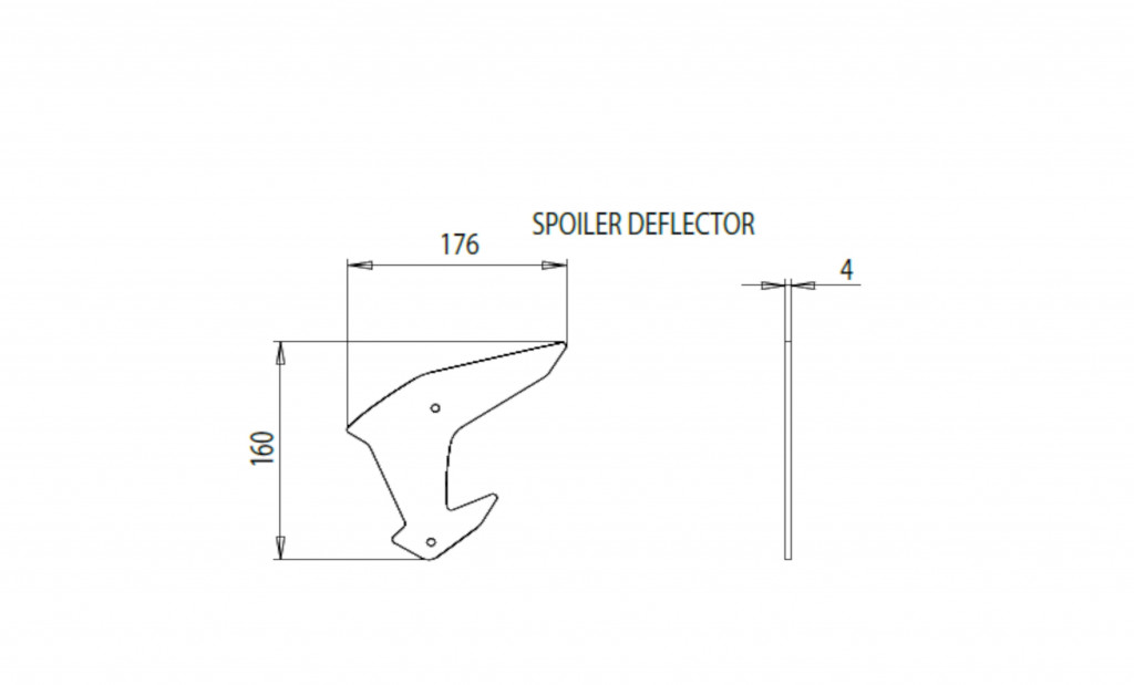 Obrázek produktu Boční spoilery PUIG DOWNFORCE 20832R červená 20832R