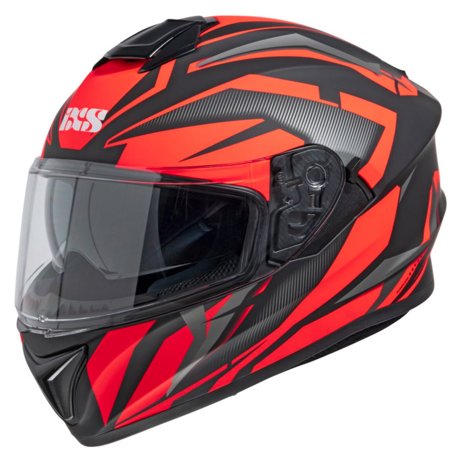 Obrázek produktu Integrální helma iXS iXS216 2.1 X14080 matná černá-červená L X14080-M32-L