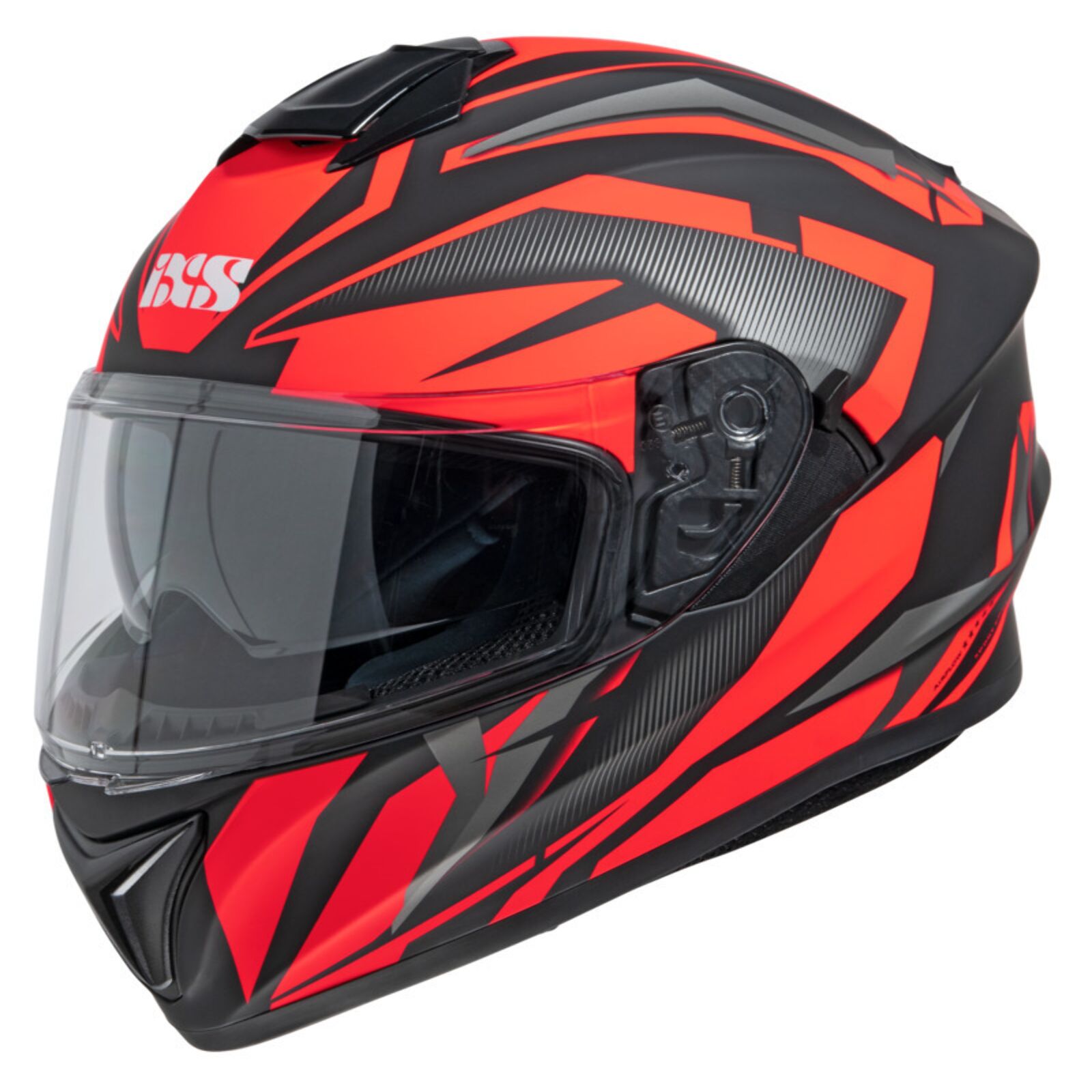 Obrázek produktu Integrální helma iXS iXS216 2.1 X14080 matná černá-červená S X14080-M32-S