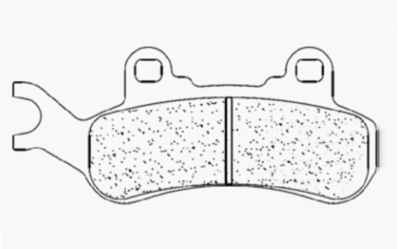 Obrázek produktu Brzdové destičky CL BRAKES ATV ze slinutého kovu - 1260ATV1 1260ATV1