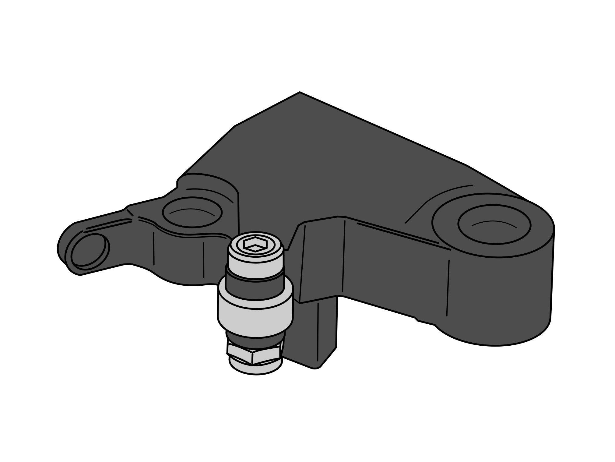 Obrázek produktu Adaptér pro páčku spojky PUIG 20823N černý