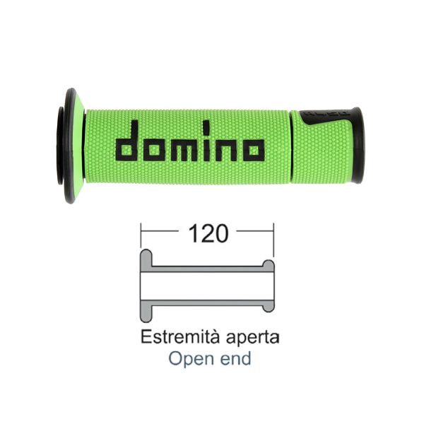 Obrázek produktu Rukojeti DOMINO Road-Racing 184161260 zelená/černá 184161260
