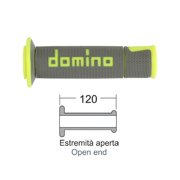 Obrázek produktu Rukojeti DOMINO Road-Racing 184161270 šedá fluo 184161270