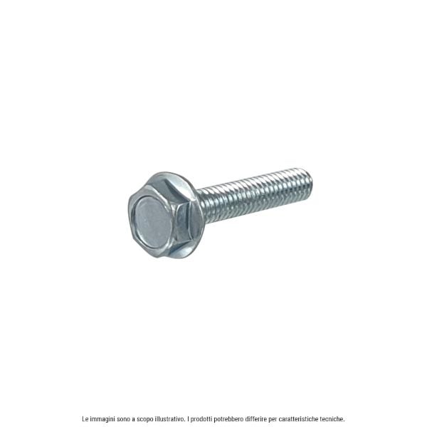 Obrázek produktu Pozinkovaný šroub s šestihrannou hlavou RMS 121859182 s límcem M6X16 121859182