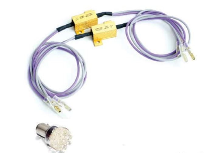 Obrázek produktu Resistors set CUSTOMACCES HO0001O 3'9 /25W for LEDs turn signals zlatá HO0001O