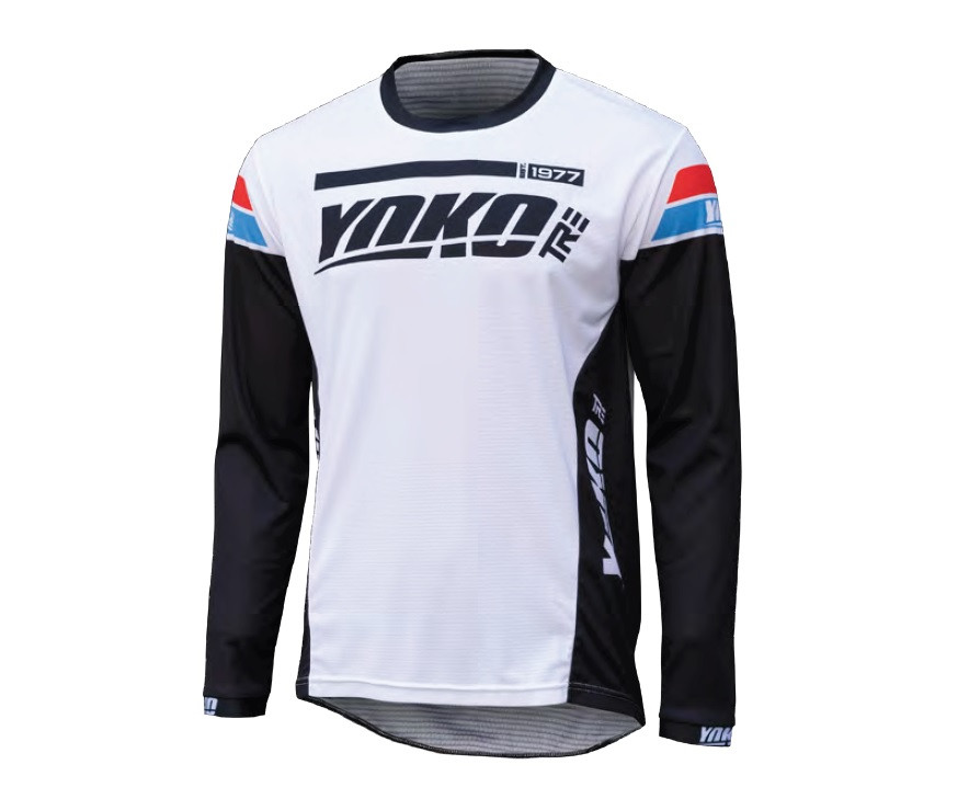 Obrázek produktu Motokrosový dres YOKO TRE bílá/černá XL 66-226608-XL