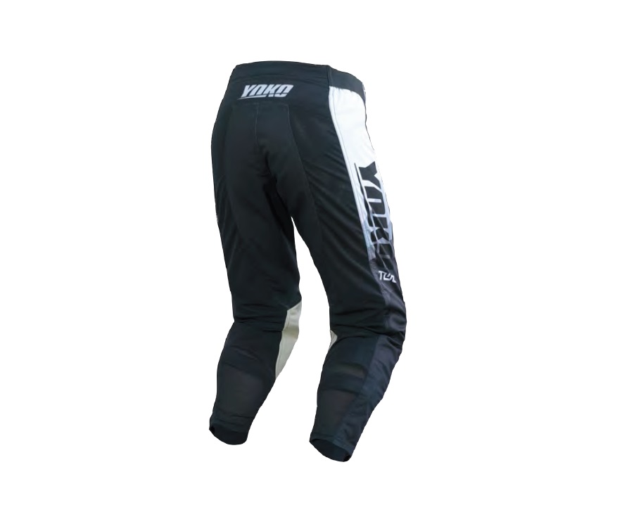 Obrázek produktu Motokrosové kalhoty YOKO TWO černo/bílo/šedé 34 65-226504-34