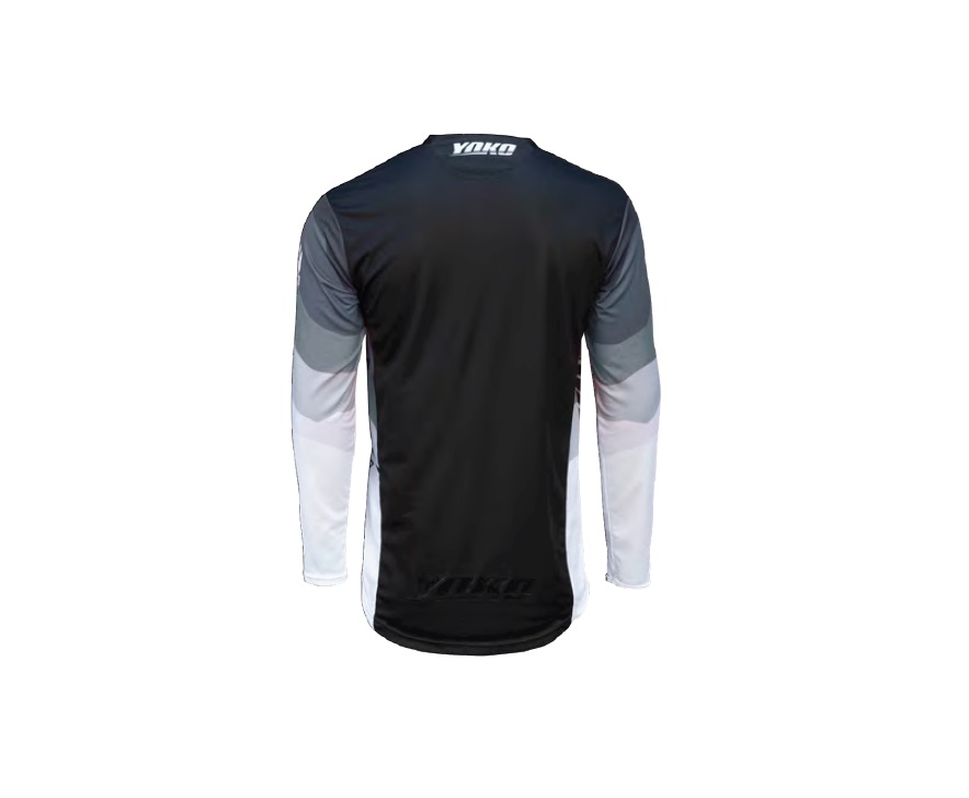 Obrázek produktu Motokrosový dres YOKO TWO černo/bílo/šedé L 66-226604-L