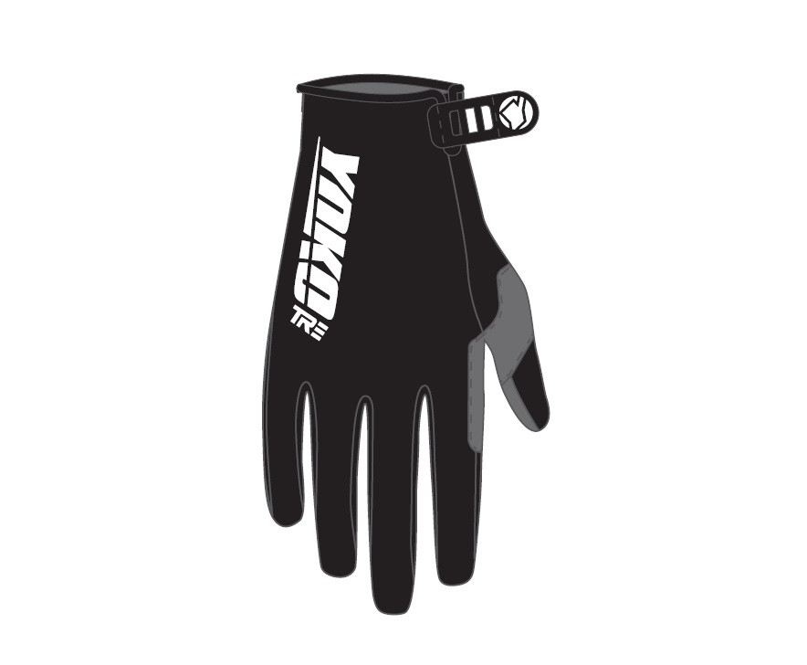 Obrázek produktu Motokrosové rukavice YOKO TRE černý XL (10) 67-226711-10