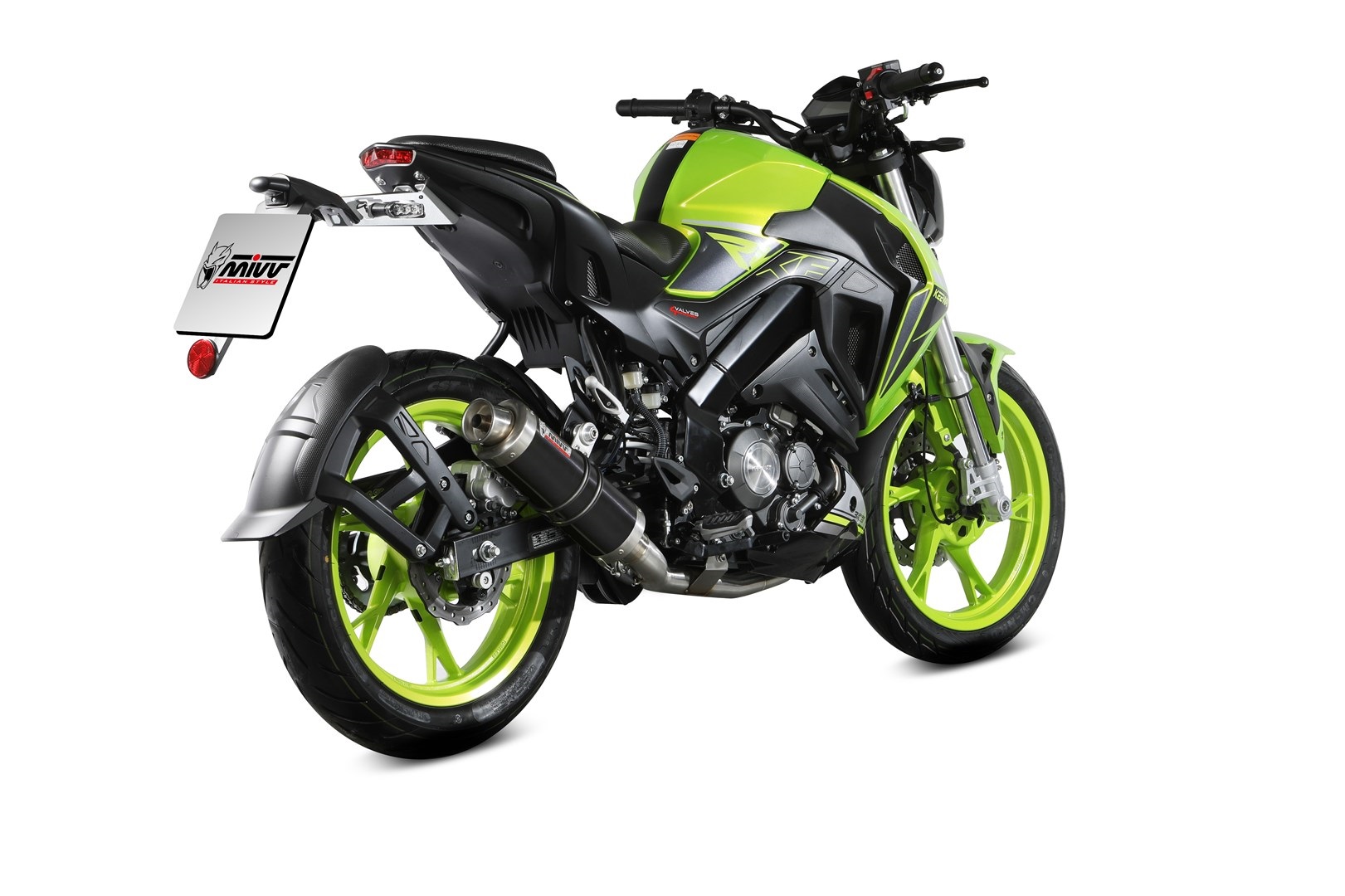 Obrázek produktu Výfuk kompletní 1x1 MIVV GP KW.001.LXB černá KW.001.LXB