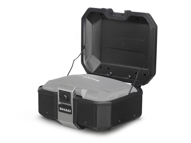 Obrázek produktu Kompletní sada bočních adventure brašen SHAD TERRA TR40 a  černého hliníkového 37L topcase, včetně montážní sady SHAD BMW F 650 GS / F 700 GS/ F 800 GS (2008 - 2018)