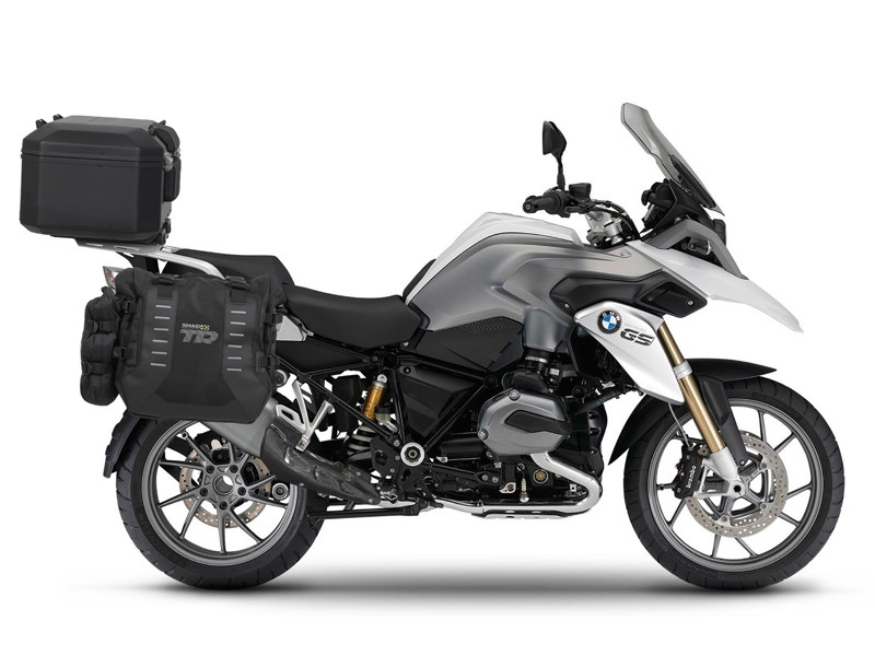 Obrázek produktu Kompletní sada bočních adventure brašen SHAD TERRA TR40 a hliníkového 48L topcase, včetně montážní sady SHAD TRIUMPH Tiger 900