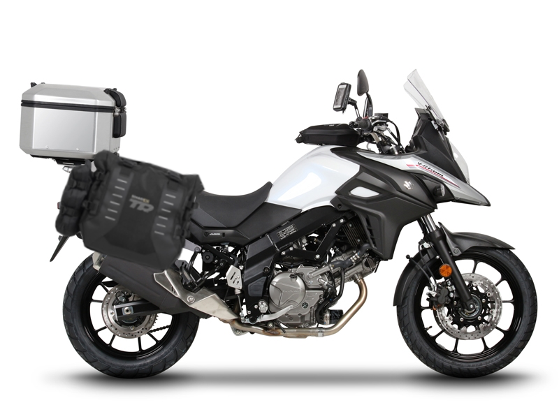 Obrázek produktu Kompletní sada bočních adventure brašen SHAD TERRA TR40 a hliníkového 37L topcase, včetně montážní sady SHAD SUZUKI DL 650 V-Strom