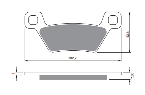 Obrázek produktu Brzdové destičky GOLDFREN 316 K5 316 K5