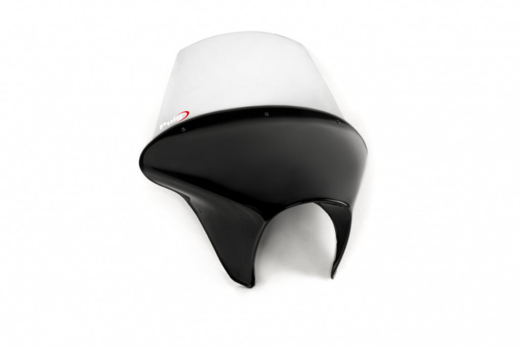 Obrázek produktu Plexi štít PUIG BATWING SML TOURING 21070W průhledný s matně černým krytem 21070W