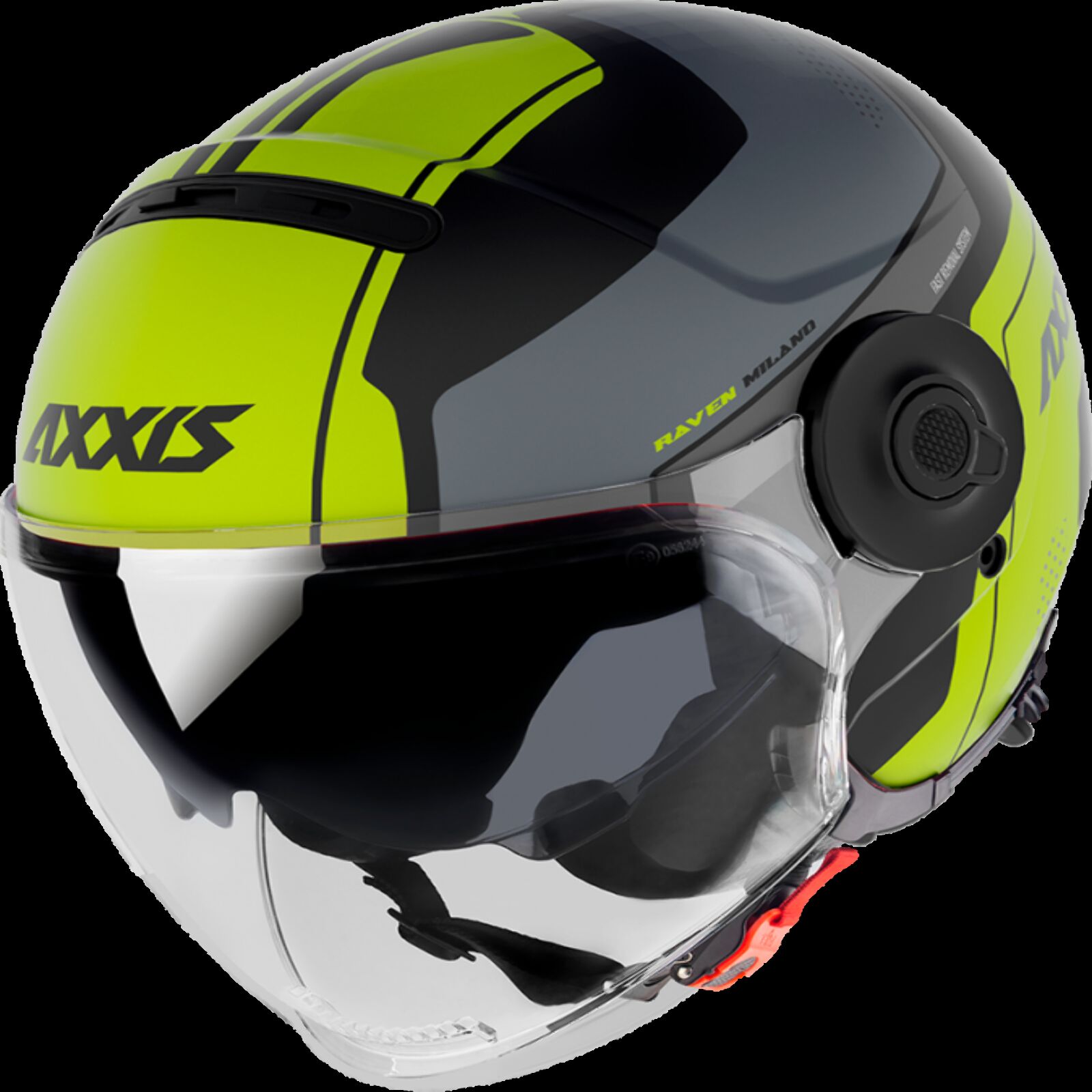 Obrázek produktu Otevřená helma AXXIS RAVEN SV ABS milano matt fluor yellow XL 26-1875