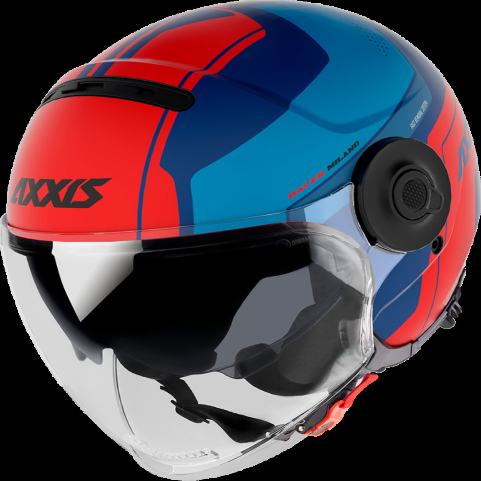 Obrázek produktu Otevřená helma AXXIS RAVEN SV ABS milano matt blue red S 26-1875