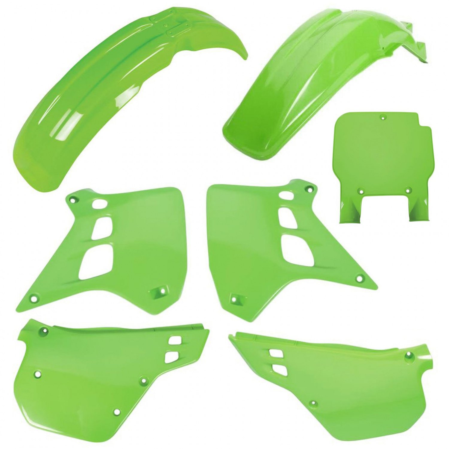 Obrázek produktu Plastová sada POLISPORT v barvě OEM - Kawasaki KX 250 (90-91) 91336