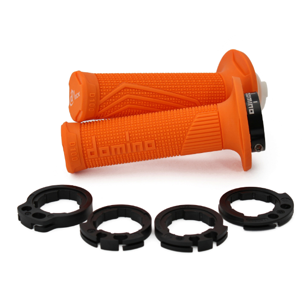 Obrázek produktu Rukojeti DOMINO 184162030 D-lock oranžové s objímkami 184162030