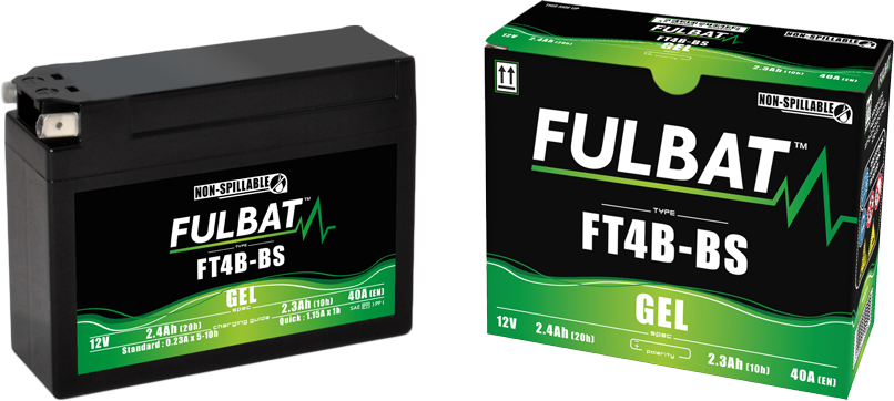 Obrázek produktu Gelová baterie FULBAT FT4B-BS GEL 550949