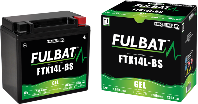 Obrázek produktu baterie 12V, FTX14L-BS GEL, 12V, 12Ah, 200A, bezúdržbová GEL technologie 150x87x145 FULBAT (aktivovaná ve výrobě)