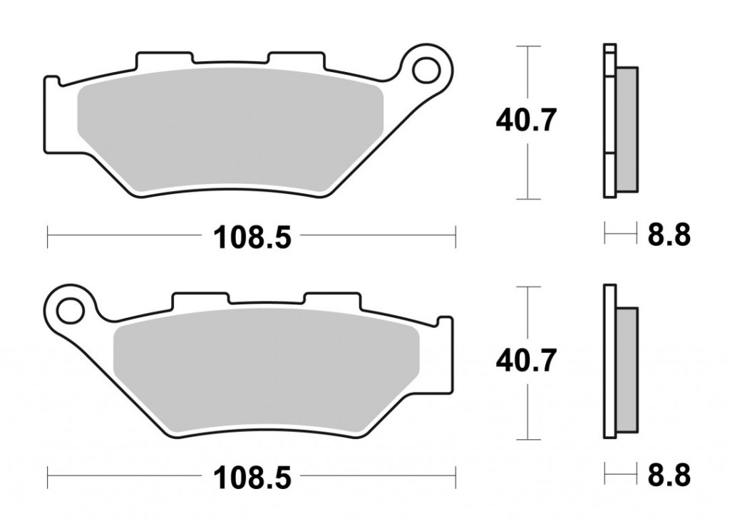 Obrázek produktu Brzdové destičky BREMBO 07KS07SA 07KS07SA