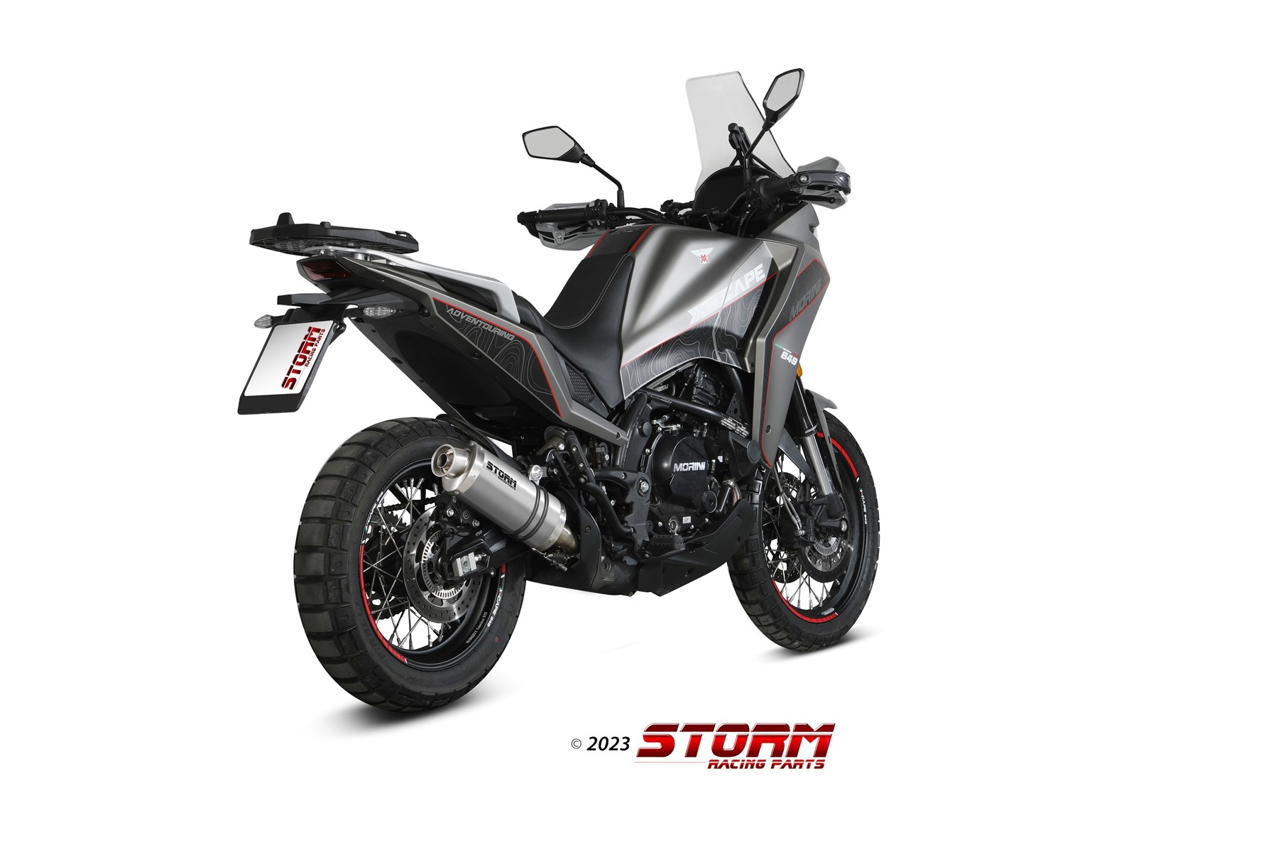 Obrázek produktu Koncovka výfuku STORM OVAL MM.001.LX1 Nerez MM.001.LX1