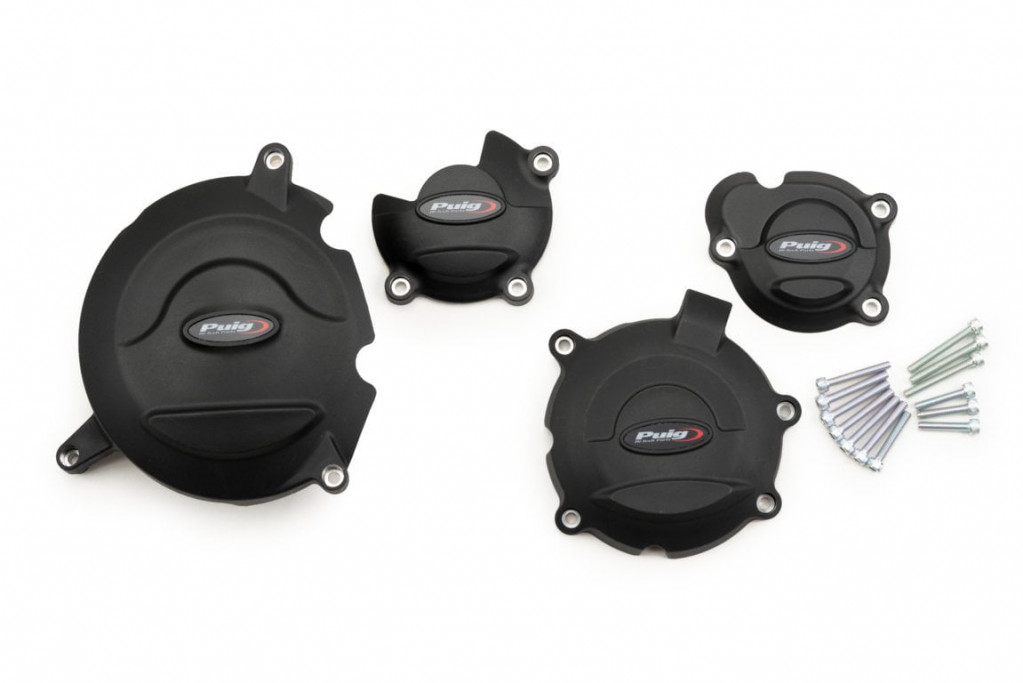 Obrázek produktu Ochranné kryty motoru PUIG 21406N černý 21406N