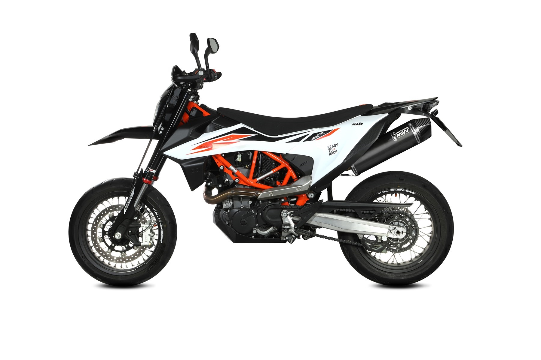 Obrázek produktu Koncovka výfuku MIVV STR-1 M.KT.031.LXBC černá M.KT.031.LXBC