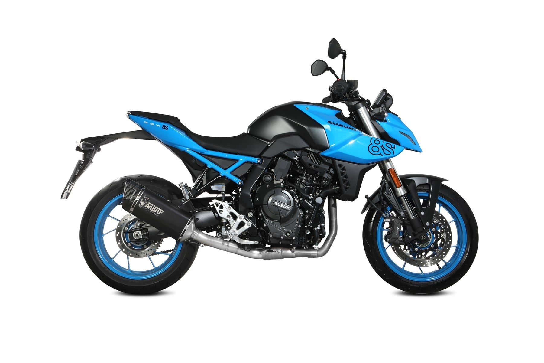 Obrázek produktu Výfuk kompletní 2x1 MIVV SR-1 S.063.LR1XB černá S.063.LR1XB