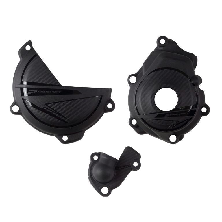 Obrázek produktu Sada krytů motoru POLISPORT 91370 černá 91370