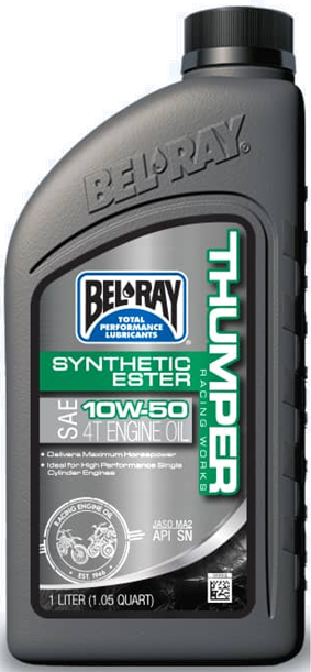 Obrázek produktu Motorový olej Bel-Ray THUMPER RACING WORKS SYNTHETIC ESTER 4T 10W-50 1 l