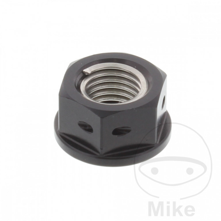 Obrázek produktu Sprocket nut JMP M10x1.25mm alu drilled black