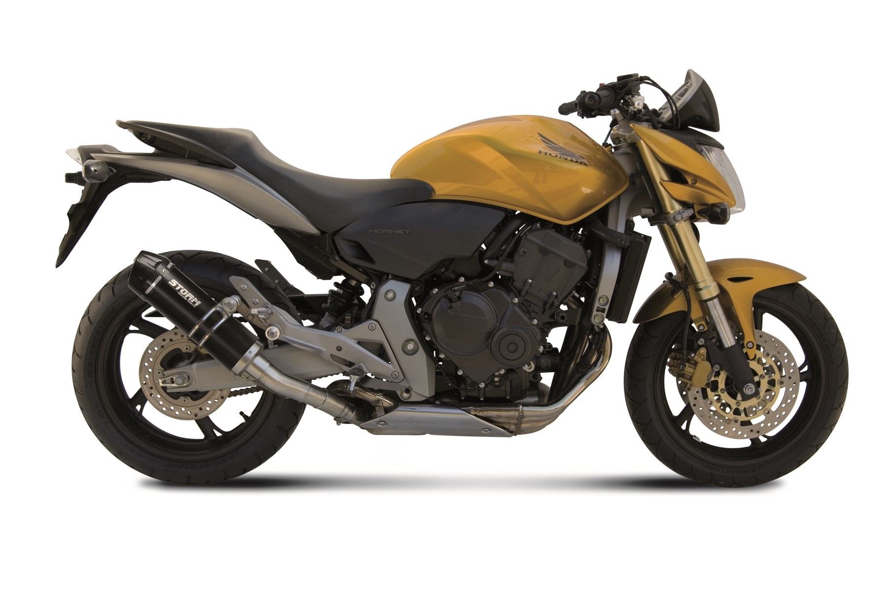 Obrázek produktu Koncovka výfuku STORM GP H.038.LXSBC Černý s uhlíkovou koncovkou H.038.LXSBC