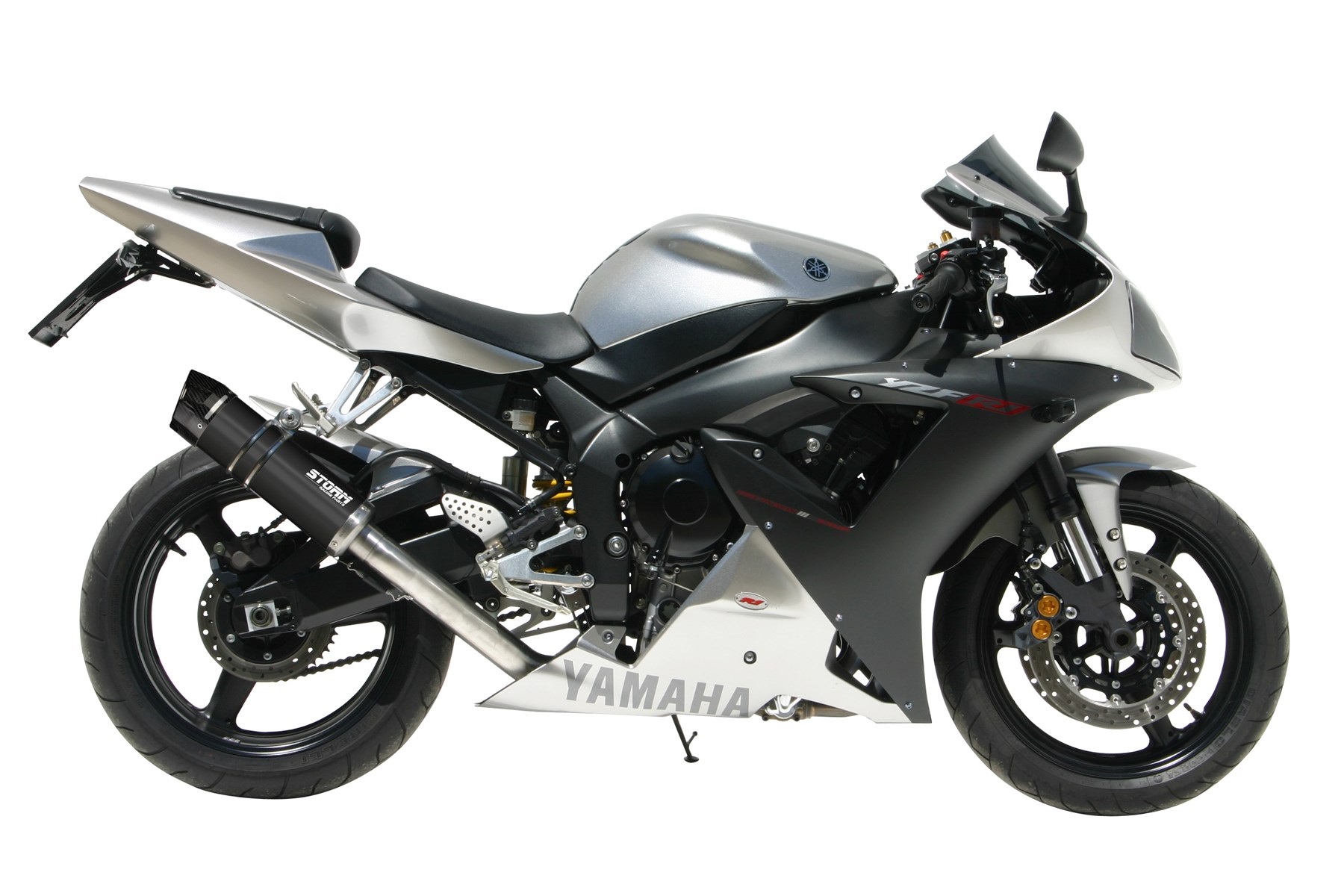 Obrázek produktu Koncovka výfuku STORM GP Y.012.LXSBC Černý s uhlíkovou koncovkou Y.012.LXSBC