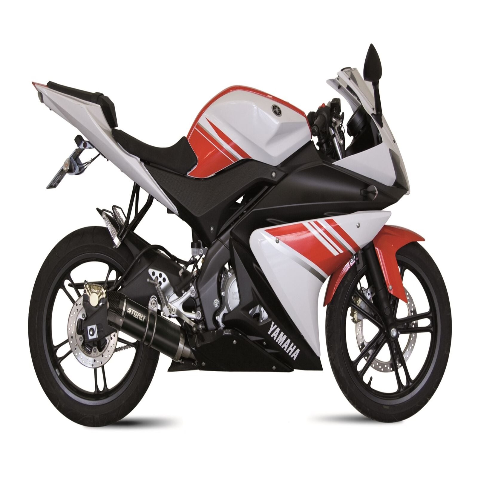 Obrázek produktu Výfuk kompletní 1x1 STORM GP Y.030.LXSBC Černý s uhlíkovou koncovkou Y.030.LXSBC