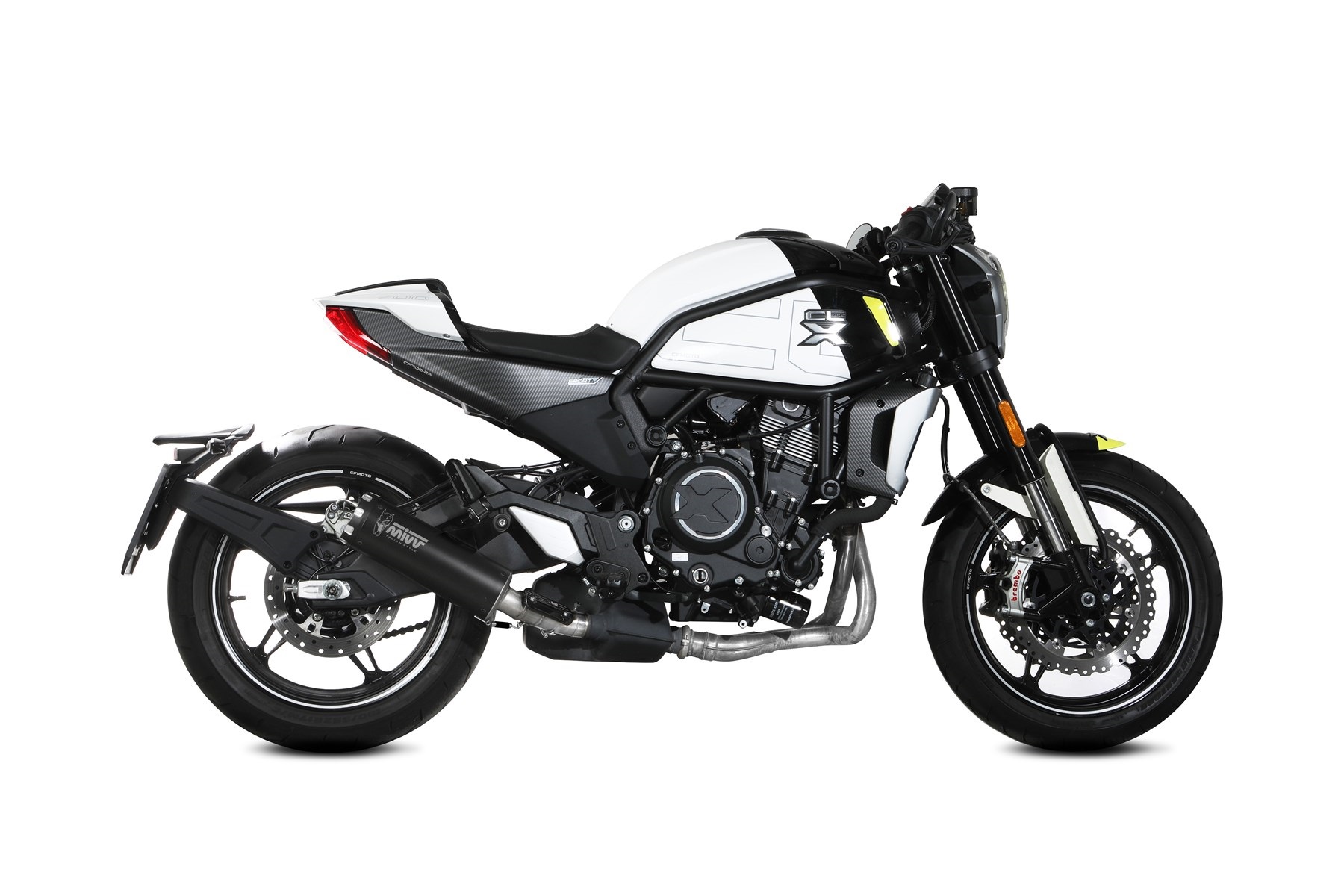 Obrázek produktu Koncovka výfuku MIVV HR-1 CF.003.LH1BA černá CF.003.LH1BA