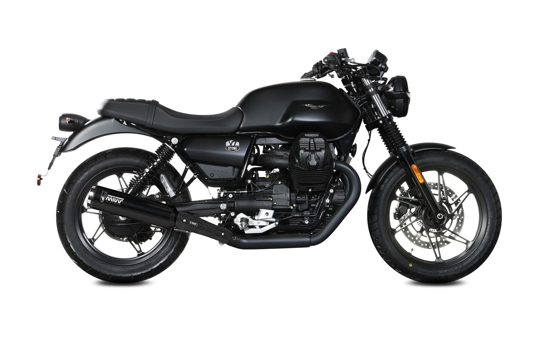 Obrázek produktu 2 koncovky výfuku MIVV HR-1 M.014.LH1BA černá M.014.LH1BA