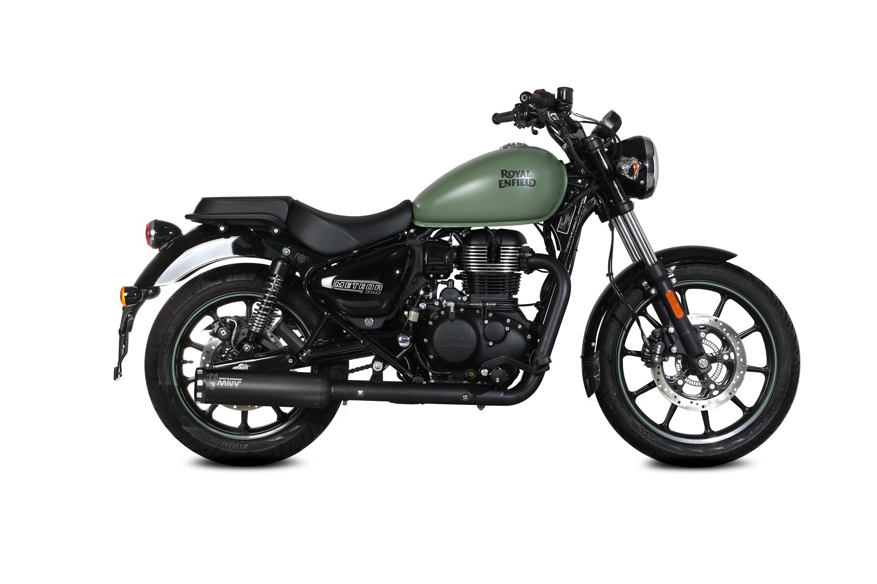 Obrázek produktu Koncovka výfuku MIVV HR-1 RE.004.LH1BA černá RE.004.LH1BA