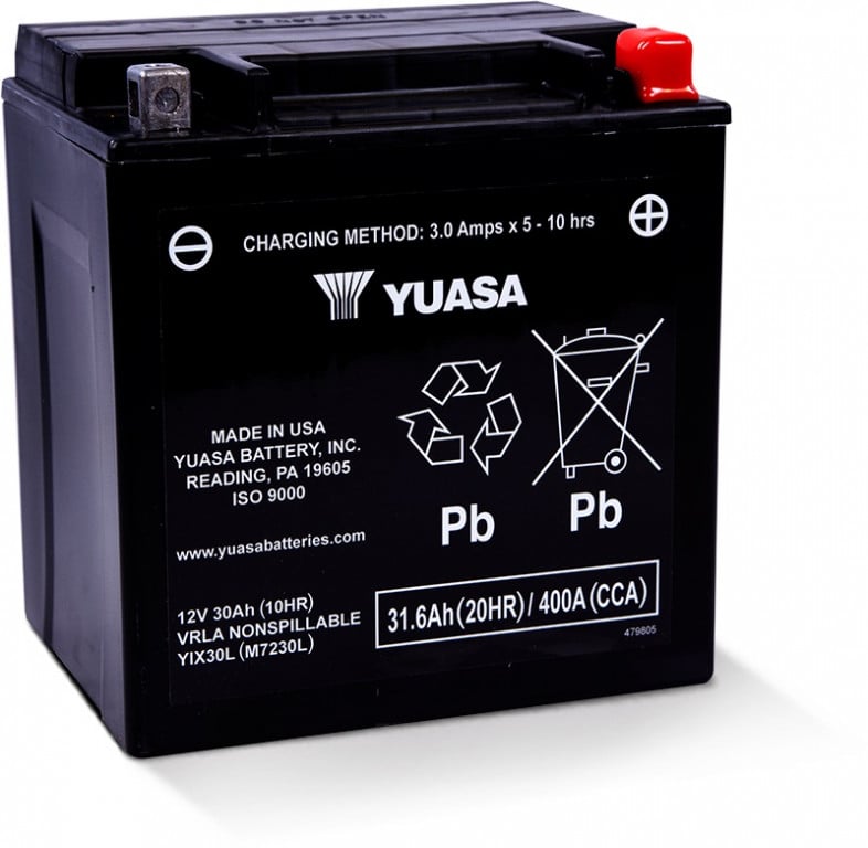 Obrázek produktu Továrně aktivovaná motocyklová baterie YUASA YIX30L-PW 102657