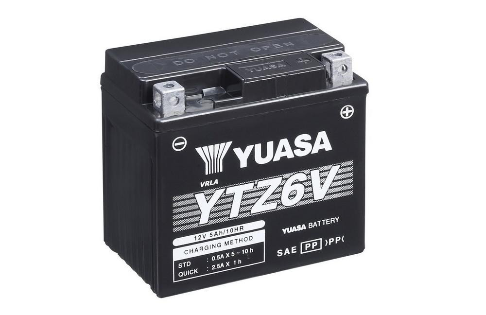 Obrázek produktu Továrně aktivovaná motocyklová baterie YUASA YTZ6V 102624