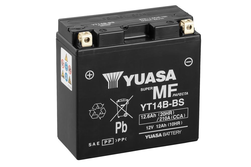 Obrázek produktu YUASA W/C Bezúdržbová baterie s tovární aktivací - YT14B FA YT14B