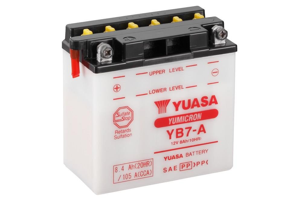 Obrázek produktu Yumicron akumulátor bez kyseliny YUASA YB7-A 102131