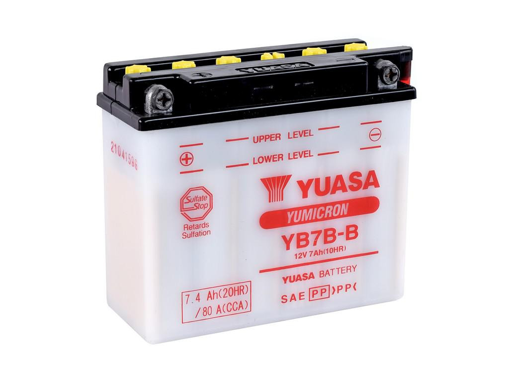 Obrázek produktu Yumicron akumulátor bez kyseliny YUASA YB7B-B 102133