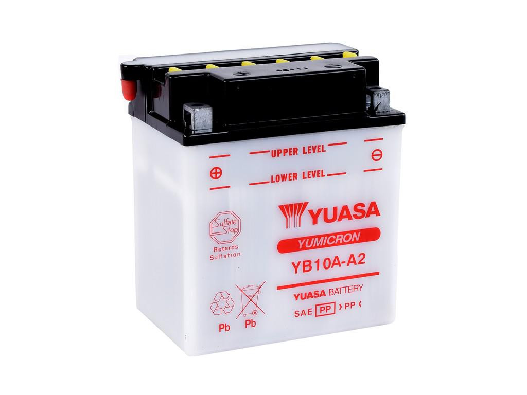 Obrázek produktu Yumicron akumulátor bez kyseliny YUASA YB10A-A2 102048