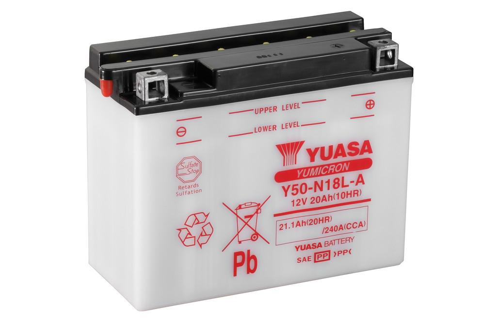 Obrázek produktu Yumicron akumulátor bez kyseliny YUASA Y50-N18L-A 102039