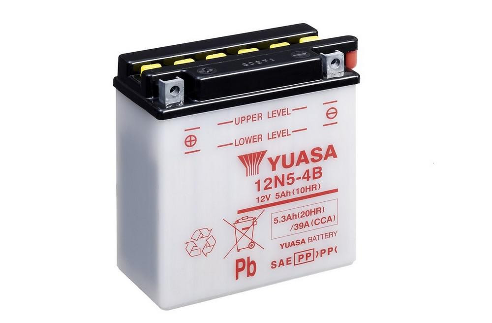 Obrázek produktu Konvenční 12V akumulátor bez kyseliny YUASA 12N5-4B 101818